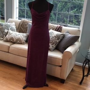 Sparkly floor length dress